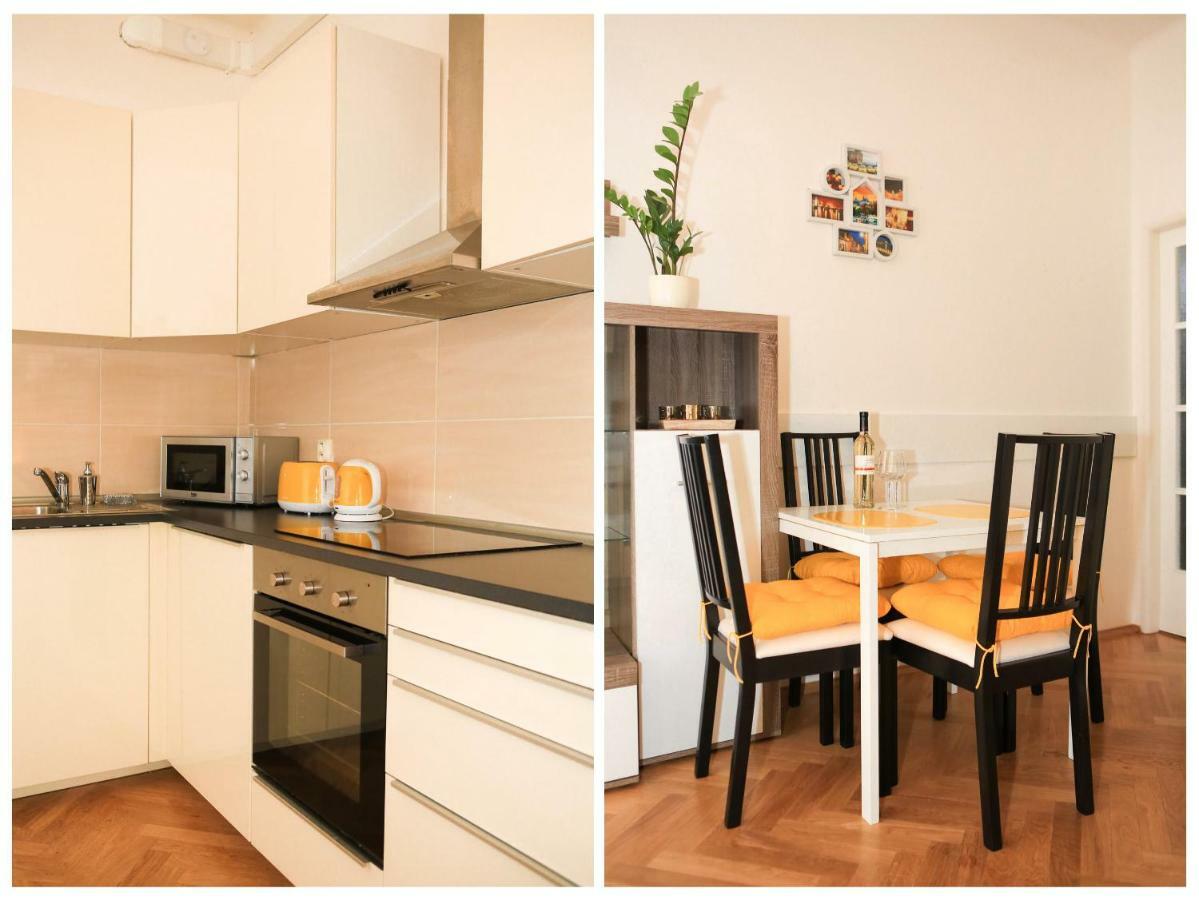 Yellow Apartment Few Steps From Metro Prag Exterior foto